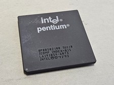 Intel Pentium 100MHz, SU110, BP80502100, Socket 5/7 - Vintage Processor, P10