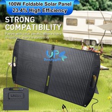 100W Foldable Portable Solar Panel Charger IP65 for Power Station RVTrip Camping