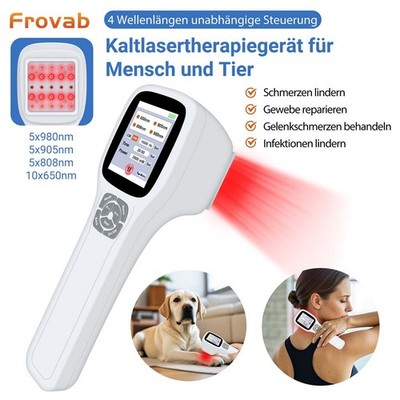 Nahinfrarot Kaltlasergerät 2.5W 25 Dioden 650/808/905/980nm Arthritis Entzündung