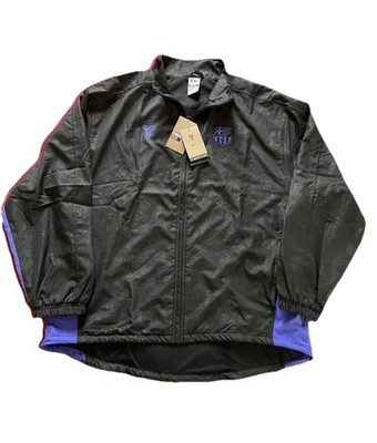 Nike FC Barcelona X KOBE Bryant Away Soccer Track Jacket SIZE XL