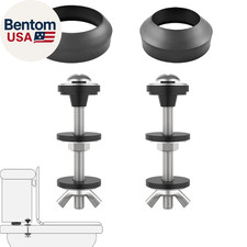 2 Pcs Universal Toilet Tank to Bowl Gaskets Kit, Stainless Steel Toilet Tank Bol