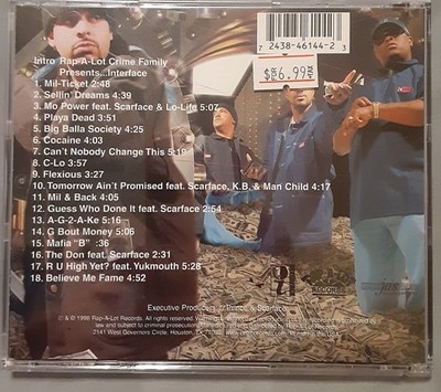 Mil-Ticket by A-G-2-A-KE (CD, Aug-1998, Rap-A-Lot) Scarface