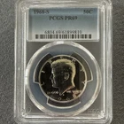 SILVER 1968 S PR69 KENNEDY HALF DOLLAR GRADED PCGS 40% AG CLAD COIN 61899810