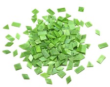 200 Mixed Color Glass Mosaic Tiles - 4 Shapes, Tiffany Stained Glass Pieces f...