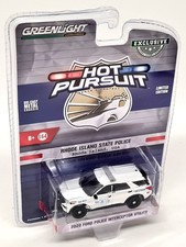Greenlight 1/64 Ford Police Interceptor Utility 2020 Rhode Island Diecast Car
