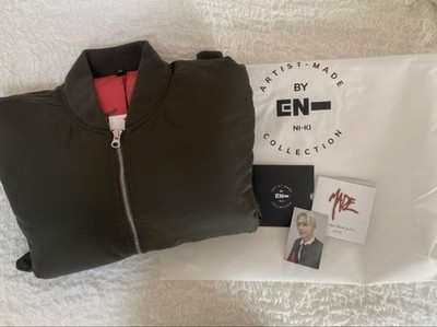 ENHYPEN NI-KI NIKI Artist Made MA-1 Jacket M Size Photocard Opened New Japan t56