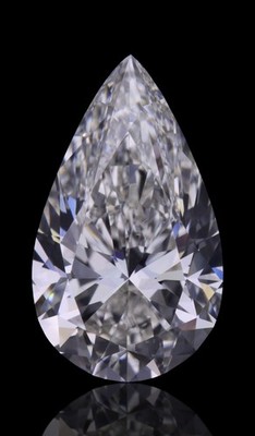 Pear Cut 1.19 Carat Cert. AGI Natural Mined Diamond Loose H color VVS2 clarity