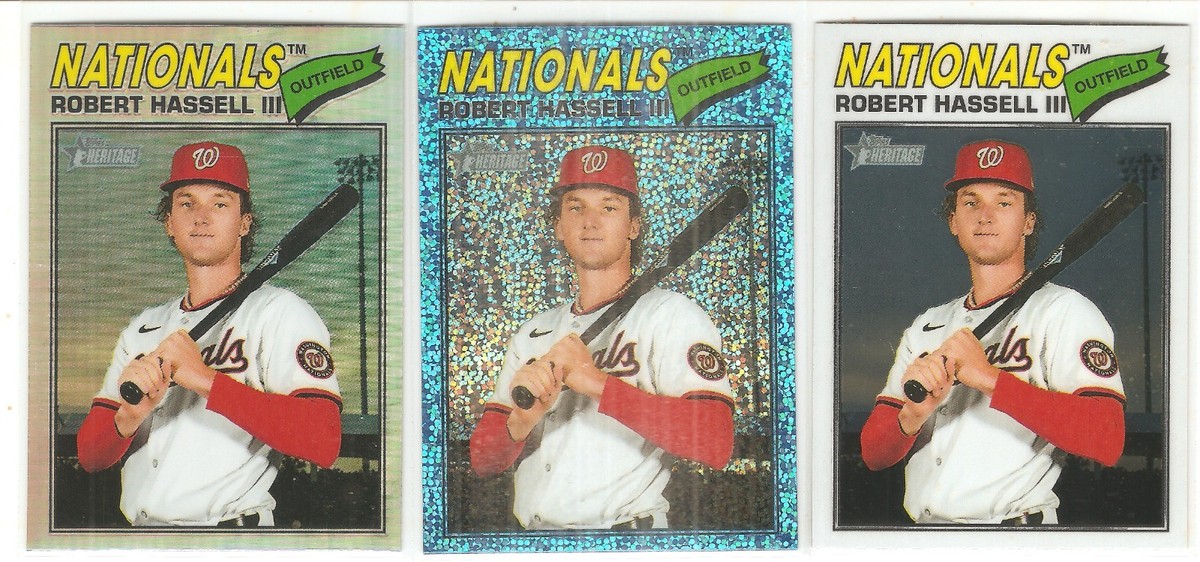 3 DIFFERENT 2026 TOPPS HERITAGE ROBERT HASSELL III PARALLEL