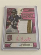 2018 Panini Spectra Rookie Patch Auto /25 Jaleel Scott #236 