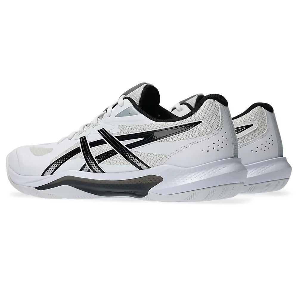 Asics Gel-Tactic 13 Volleyball White Black 1073A079-100 Men's Size