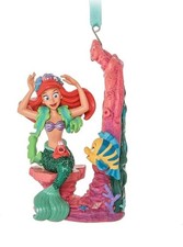 Disney Little Mermaid Looking Glass  Friends Sketchbook Ornament