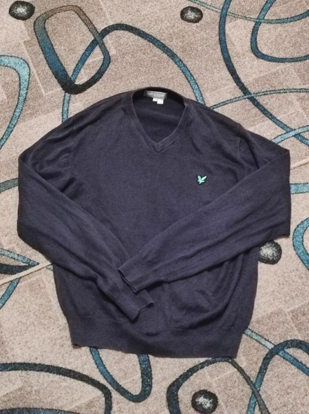 Men Lyle & Scott Pullover Navy L #MFN0