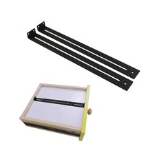 2 PCS Drawer Repair Kit, Middle Mount Support Bracket, Reinforce, Screws