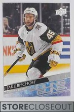 2020-21 Upper Deck #713 Jake Bischoff Rookie Young Guns RC Vegas Golden Knights