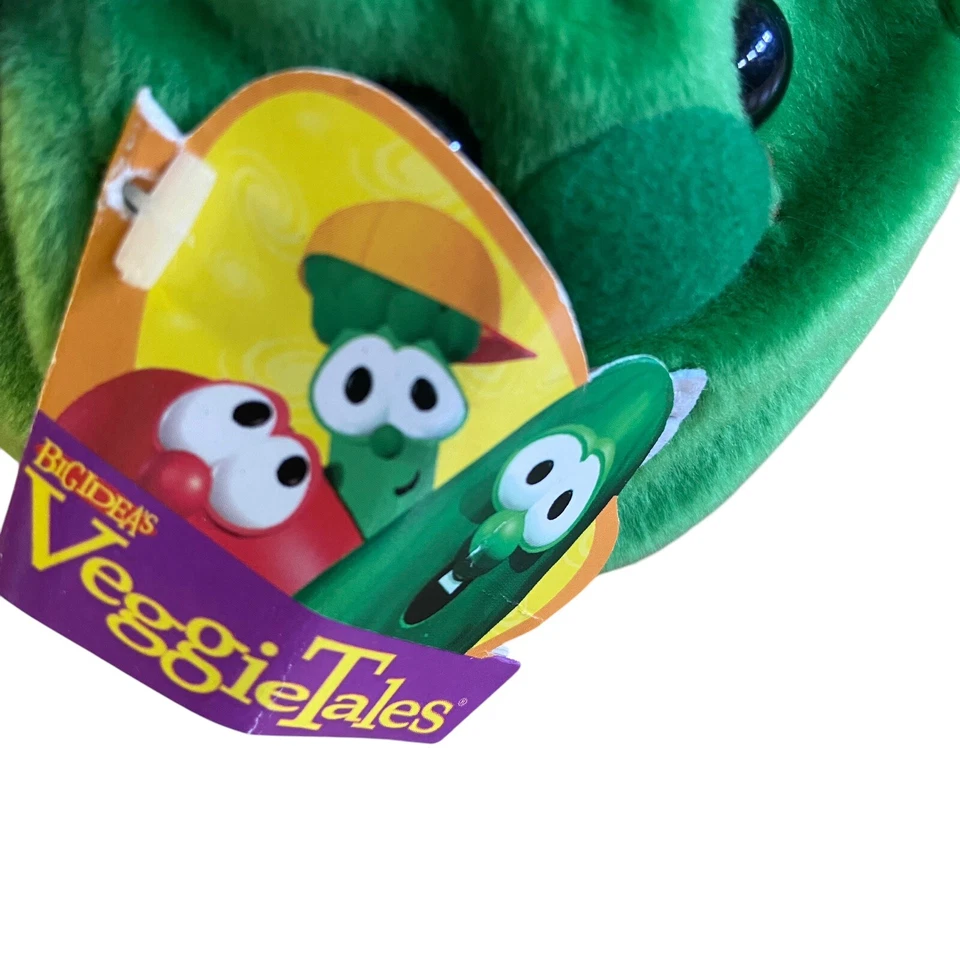 GUND Veggie Tales Peluche French Pea Phillipe Boina Azul 6” Juguete de Peluche Foto 4 de 4