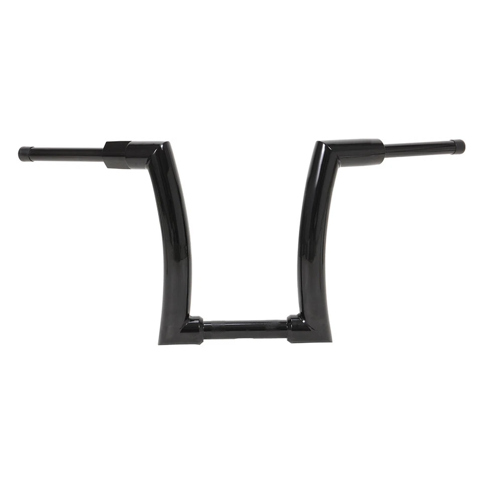 Silver 14" Ape Hangers Fat Bars 1-1/2" For Harley Davidson Motorcycle - Image 3 of 4