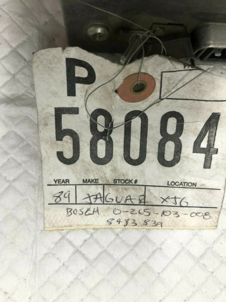 Jaguar XJ6 1989 Bosch 0 265 103 008 antibloqueo ABS ecu fabricante de equipos originales (69 R) Foto 3 de 4
