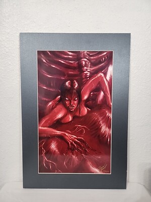 Dave Caspall ''Viscera'' Signed Numbered Lithograph Dark Fantasy Horror Art