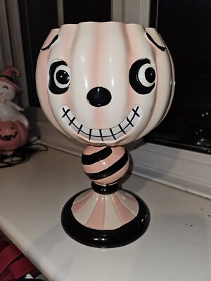 Tk Maxx Halloween Kürbis rosa Süßigkeitenschale Trick or Treat Homesense Joanna Parker