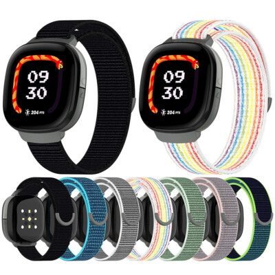 Children's Watch Nylon Watch Band (Round Tail) Strap Bracelet for Fitbit Ace LTE