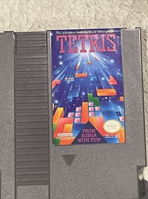 NICE Vintage NES Nintendo Video Game Classic Puzzle Tetris Tested