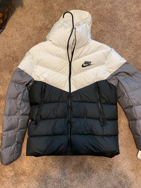 nike down filled hooded windrunner jacket