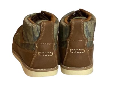NIB SUN + STONE Boys Kohen Camo Lace Up Chukka Boot $50 | eBay display picture 1