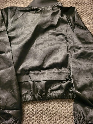 Womans Nike Air Satin Monogram Jacket Size XS - Picture 6 of 7