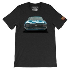 1968 Chevy Camaro The Legend Classic Car Men's T-shirts Made in USA
