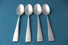 4 Teaspoons Oneida MERCER FROSTED 18/10 Vietnam 6 3/8"