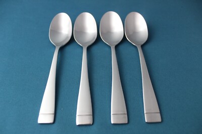 Oneida MERCER FROSTED Teaspoons (Set of 4) 18/10 Vietnam 6 3/8''