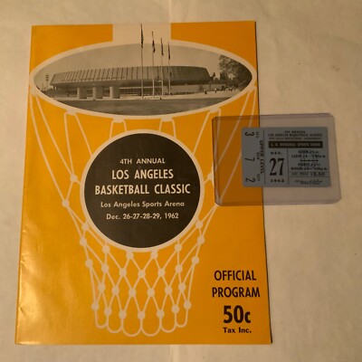12/27/1962 UCLA Louis USC Stanford LA Basketball