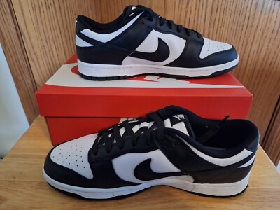 NEW Nike Dunk Low Retro Black White Panda Mens size 12 DD1391-100