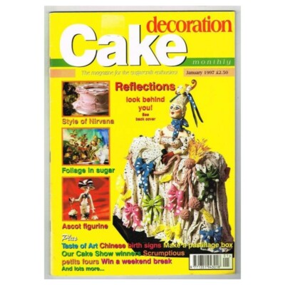 Cake Decoration Magazine January 1997 mbox61 Reflections look behind you!