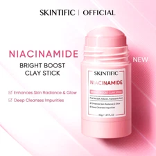 SKINTIFIC Niacinamide Bright Boost Clay Stick Mask Facial Brightening