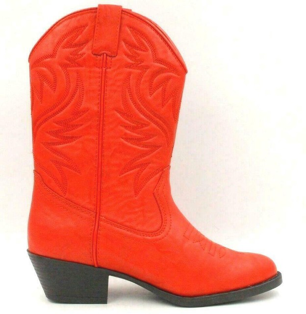 girls red western boots