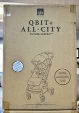 New GB Qbit + All City Compact Lightweight Travel Stroller, Night Blue