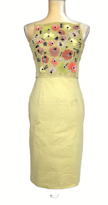 yellow sequin dress french connection FRENCH CONNECTION Emille Sequin Plunge Dress