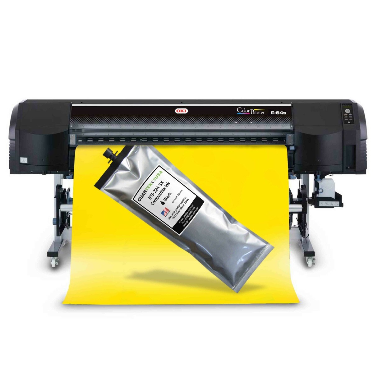 OKI カラープリンターH3-104s用インク各種8個 OKI ColorPainter H3