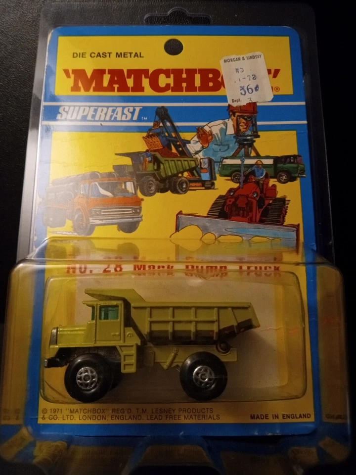 Matchbox Superfast #28 Mack Dump Truck 1971 In Blister Pack - Image 2 of 4