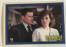Dallas Tv Show Trading Card #16 JR Ewing Larry Hagman Linda Gray