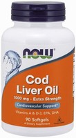 Now Foods, Cod Liver Oil 1000Mg Extra StäRke 90 Weichkapseln Super Preis