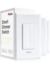 AIDA Smart Dimmer Light Switch, Single Pole Dimmer Works with Alexa & Google 3pk