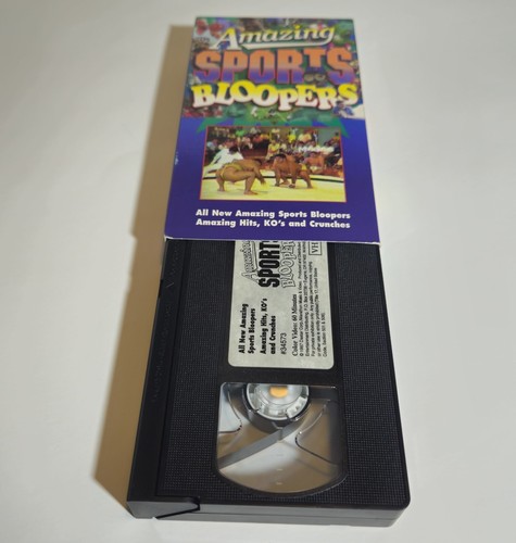 90s Vtg VHS Video Box Set Amazing Sport Bloopers In Color 7 Hours Running Time - Picture 6 of 6