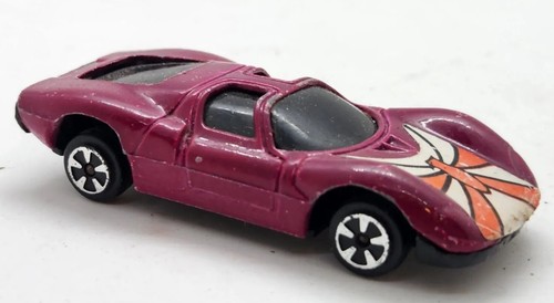 Vintage Generic Magenta Purple Alfa Romeo 2.5" Diecast Scale Model Hong Kong - Picture 8 of 8