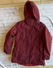 Lands' End Women's Parka Squall Jacket Medium 10-12 Wind  Water Waterproof Ski