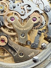 Original Early 1960s Breitling AOPA Navitimer 806 Venus 178 No Signature Logo 13