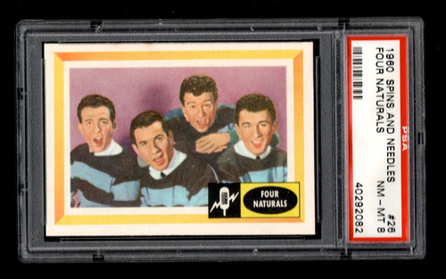 1960 Fleer Spins and Needles #26 Four Naturals PSA 8