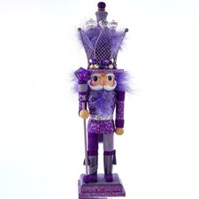 Hollywood Nutcrackers Hollywood Purple King Nutcracker, 16-Inch