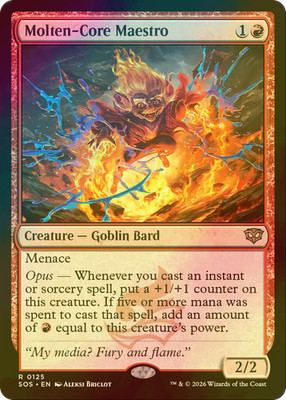MTG Molten-Core Maestro FOIL SOS English
